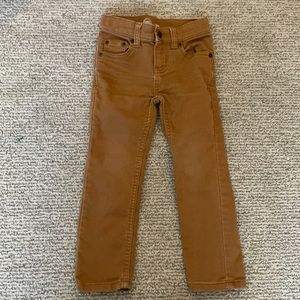 Tan kids pants